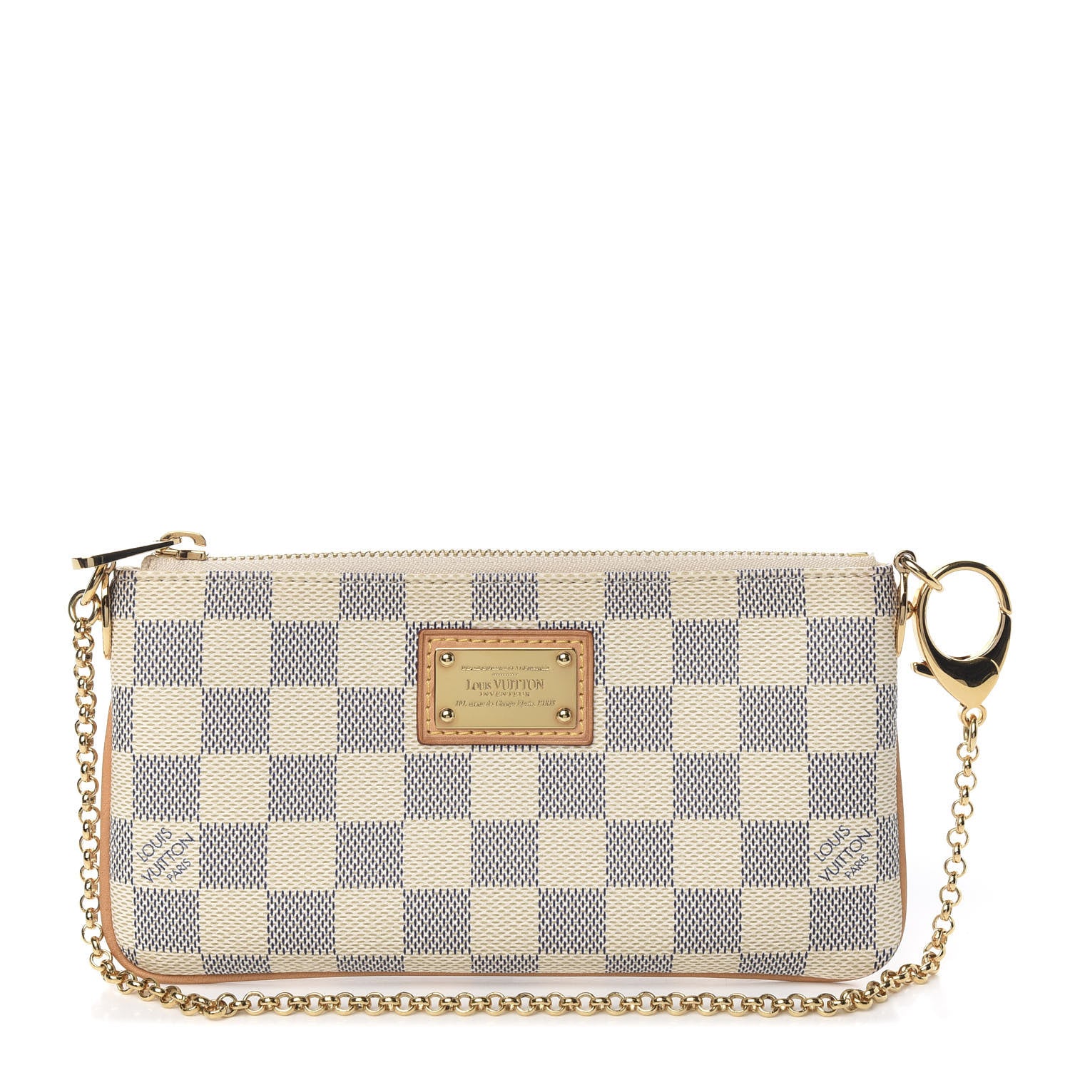 Louis Vuitton Damier Azur Pochette Milla MM 1 of 10