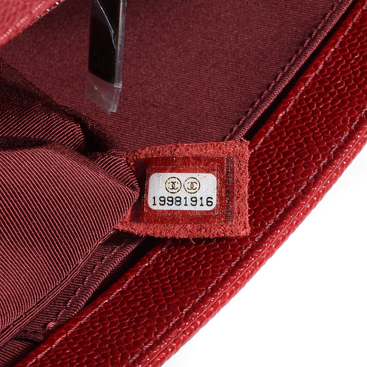 Chanel Caviar Quilted New Medium Boy Flap Dark Red 8 of 9