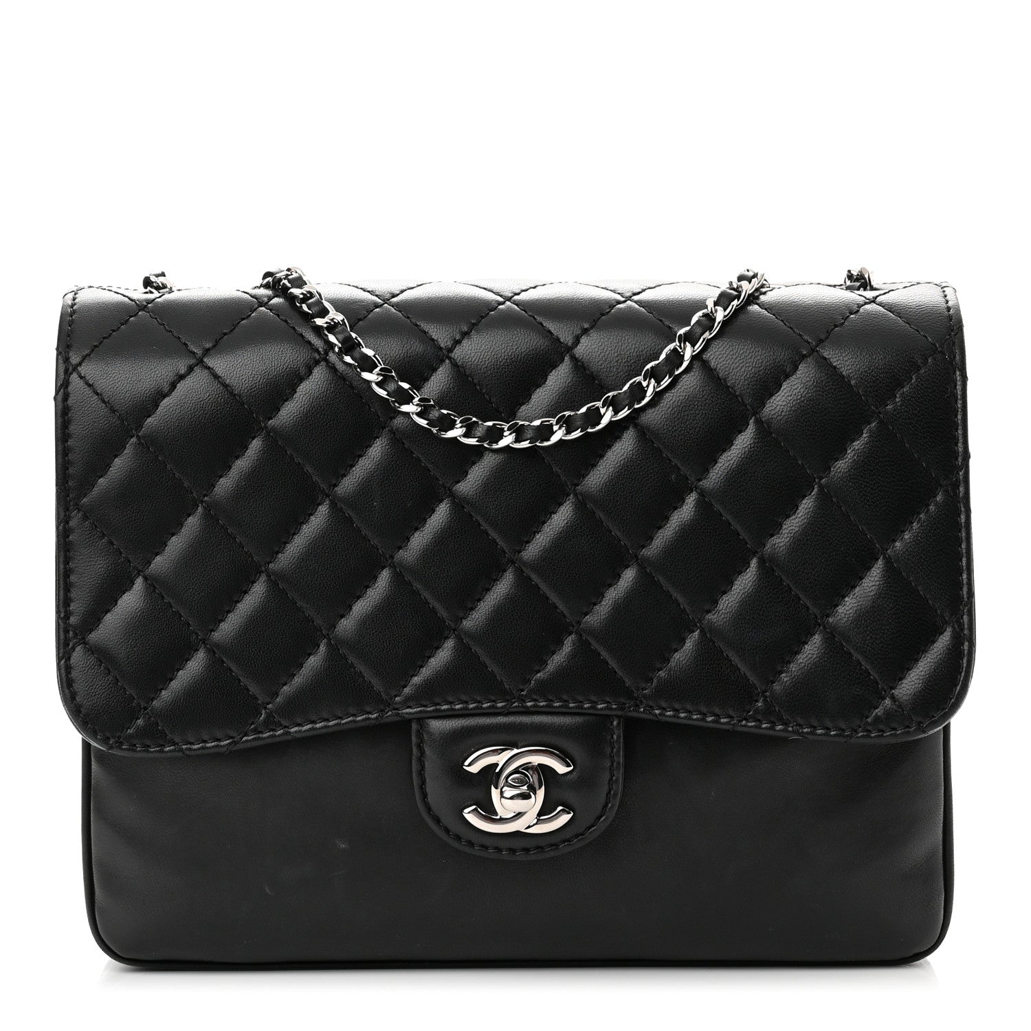 Chanel Lambskin Quilted Flap Black 1 of 8