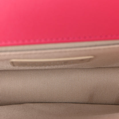 Chanel Lambskin Quilted Medium Boy Flap Dark Pink 5 of 11