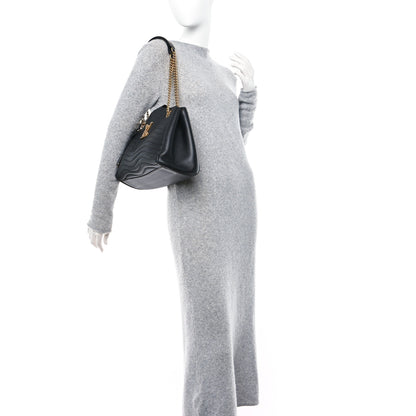 Louis Vuitton Calfskin New Wave Chain Tote Black 2 of 14