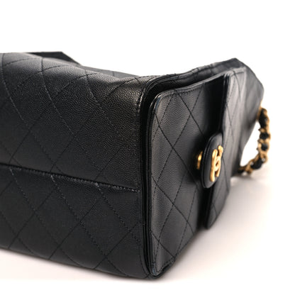 Chanel Caviar Quilted Small Chanel 25 Handbag Black 10 of 12