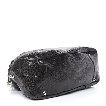 Prada Cervo Lux Bauletto Tote Ebano 4 of 18