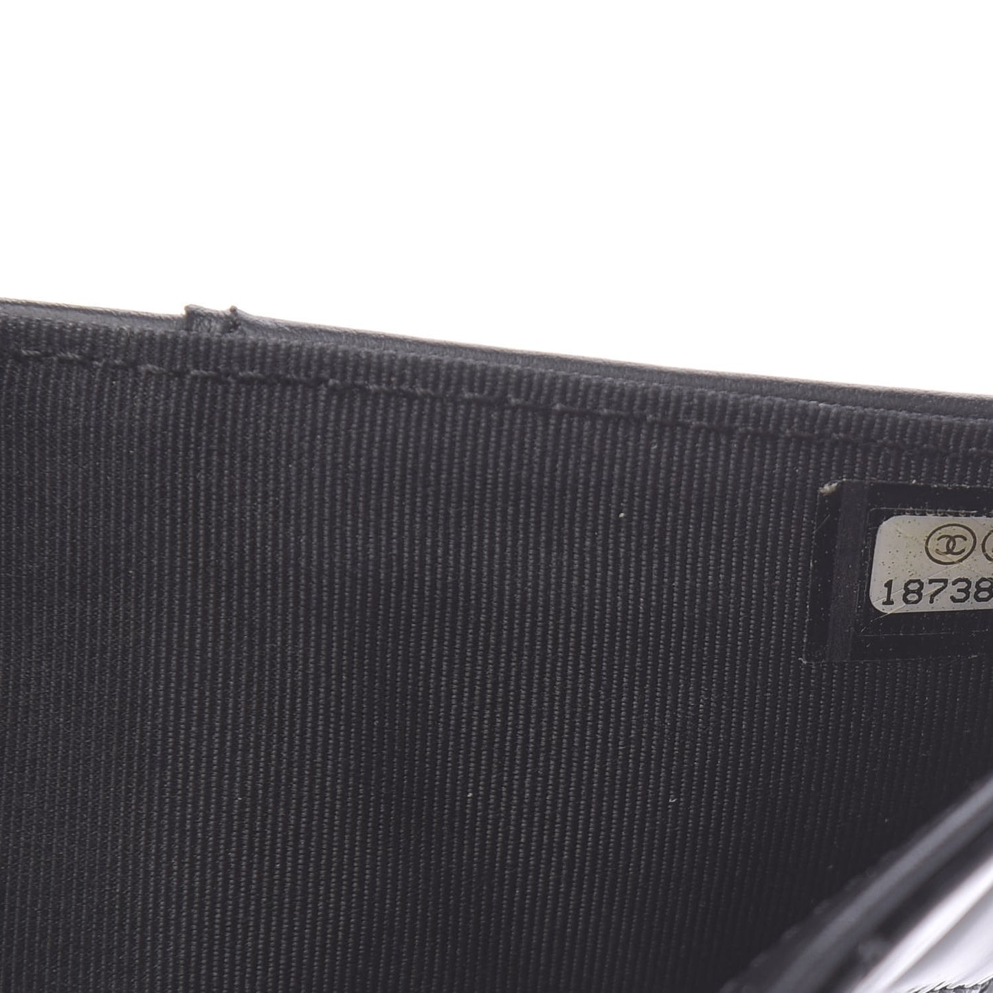 Patent Quilted Large Flap Wallet Black