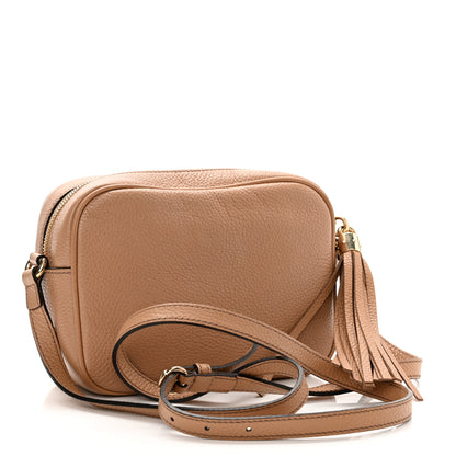 Gucci Pebbled Calfskin Small Soho Disco Bag Camelia 3 of 11