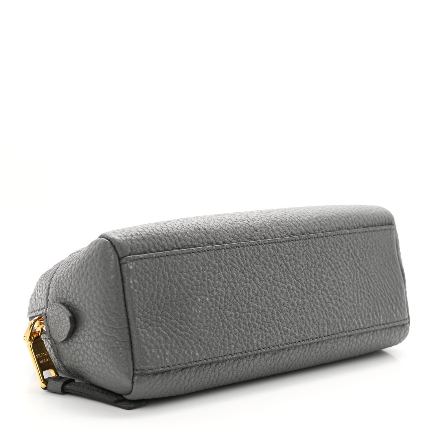 Prada Vitello Daino Cosmetic Pouch Argilla 4 of 7