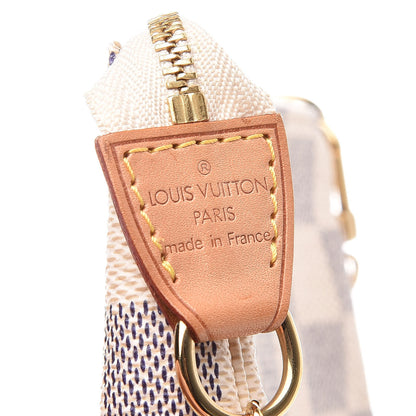 Louis Vuitton Damier Azur Mini Pochette Accessories 6 of 9