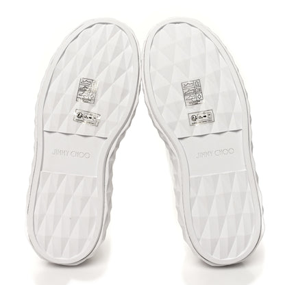 Jimmy Choo Nappa Diamond Light Platform Sneakers 35.5 White 5 of 8