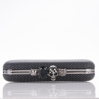 Alexander McQueen Studded Knucklebox Clutch Black 2 of 8
