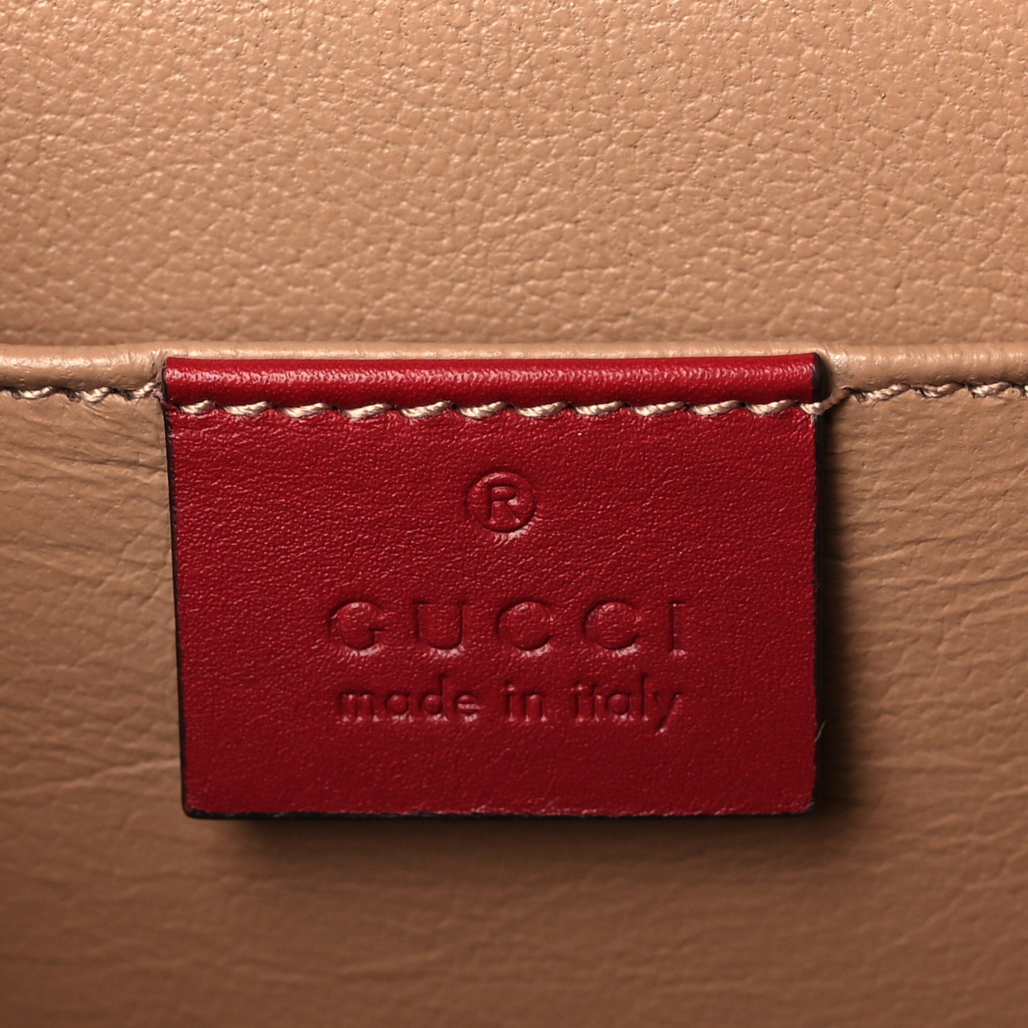 Gucci Mousse Top Patent Mini Sylvie 1969 Top Handle Bag New Cherry Red 6 of 12
