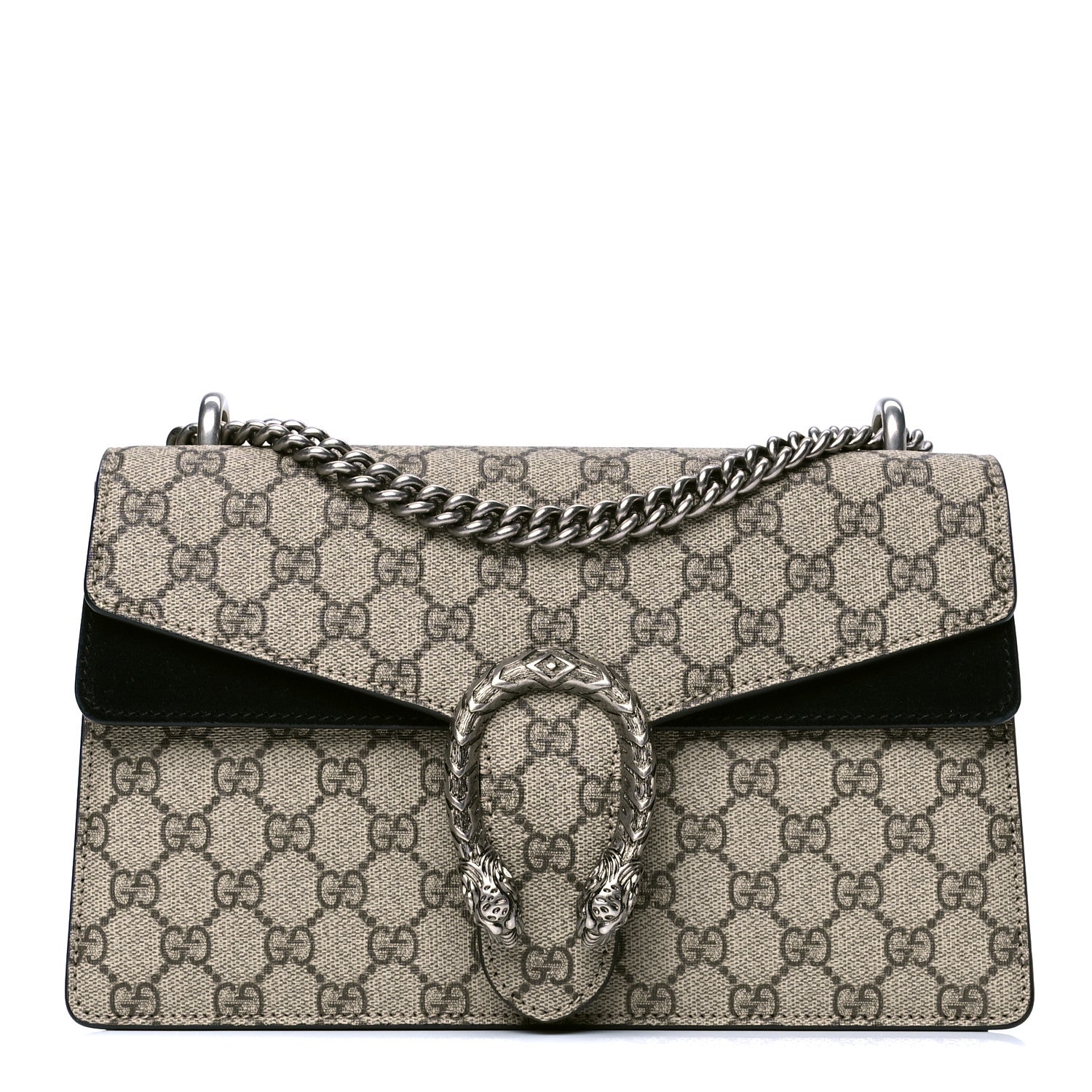 Gucci GG Supreme Monogram Small Dionysus Shoulder Bag Black 1 of 5