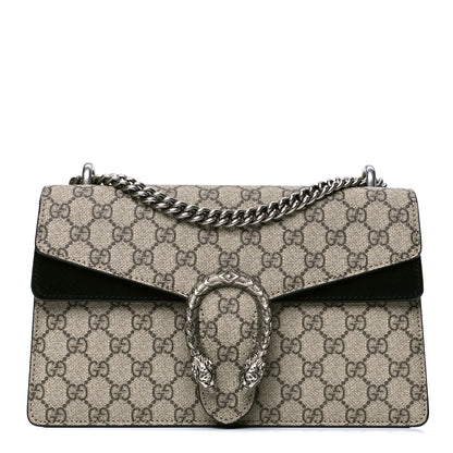 Gucci GG Supreme Monogram Small Dionysus Shoulder Bag Black 1 of 5