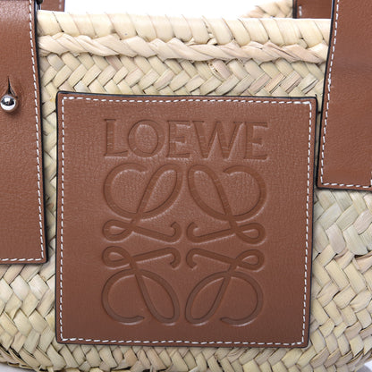 Loewe Raffia Small Basket Tote Bag Natural Tan 6 of 10