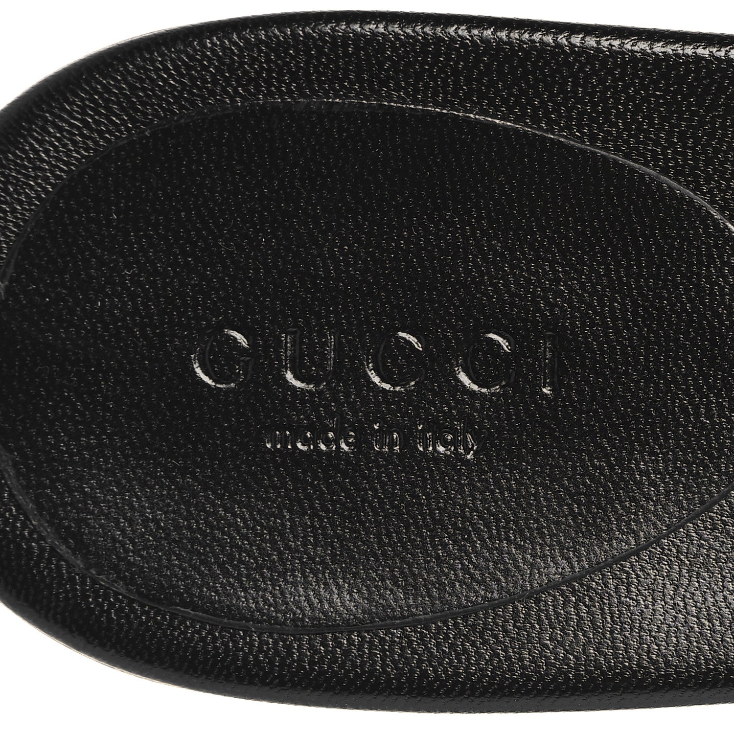 Gucci Lifford Calfskin Interlocking G Thong Sandals 36.5 Black 8 of 9