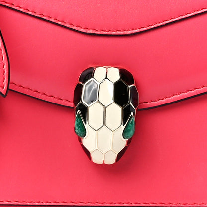 Bulgari Calfskin Serpenti Forever Top Handle Reef Coral 9 of 12