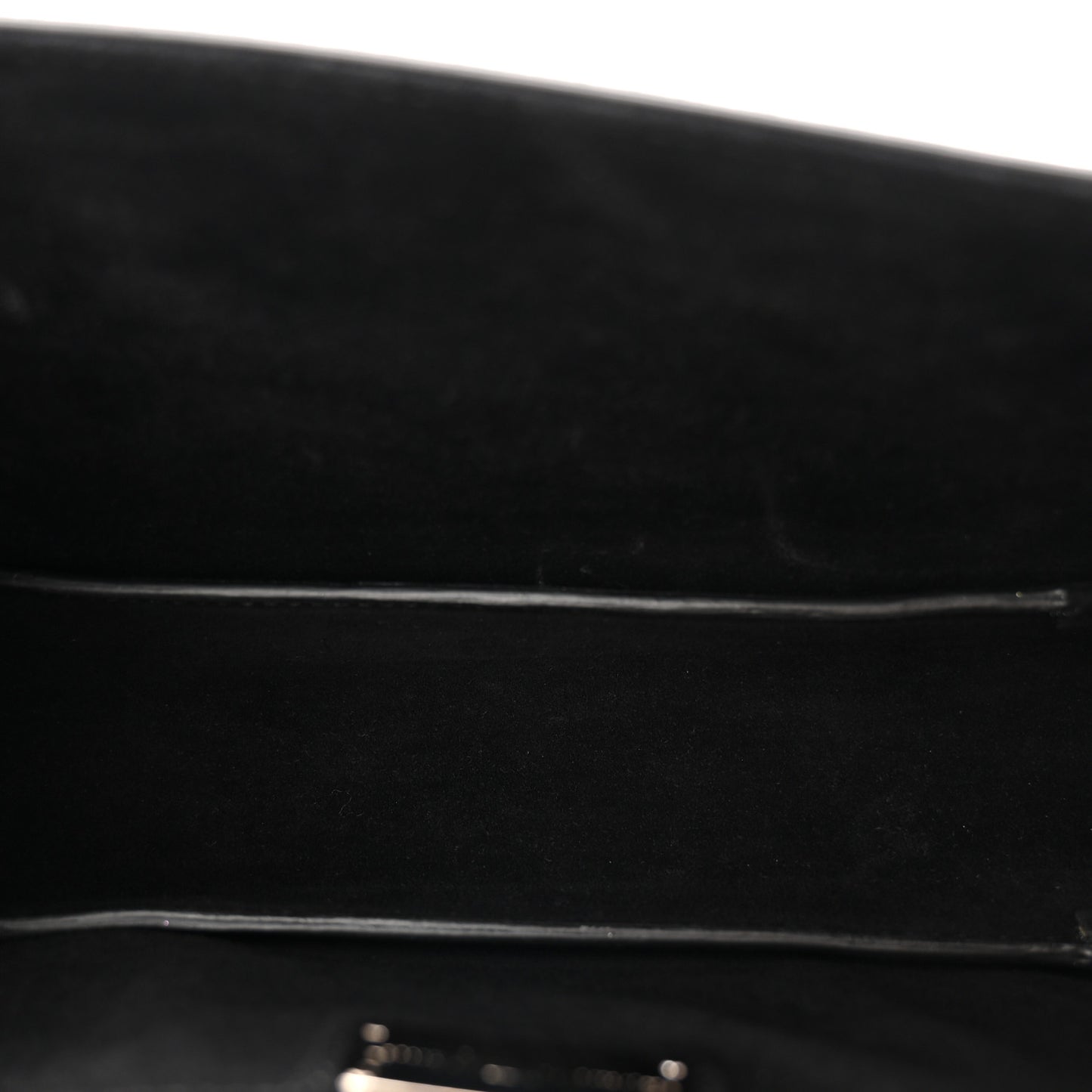 Suede Calfskin Studded Crystal Ginny Vara Bow Shoulder Bag Black