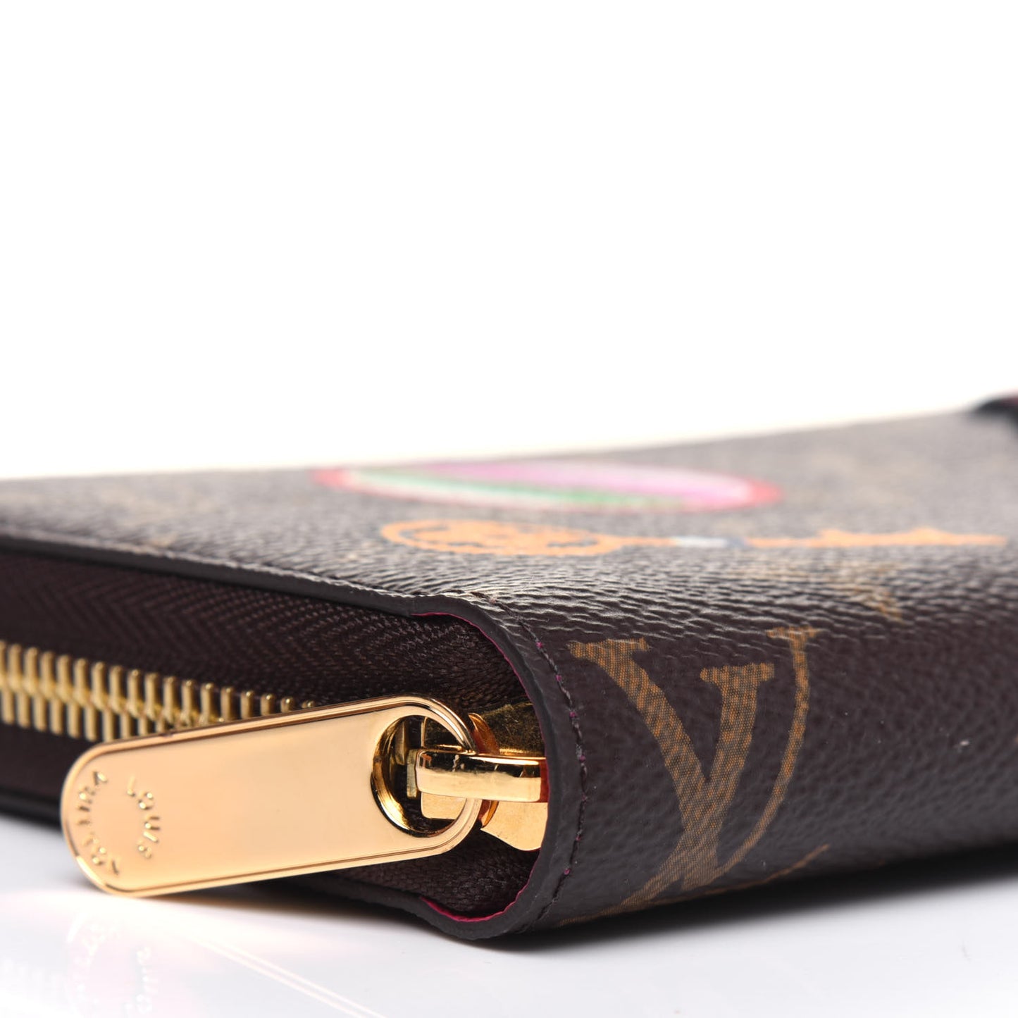 Monogram Travel Stickers Zippy Wallet