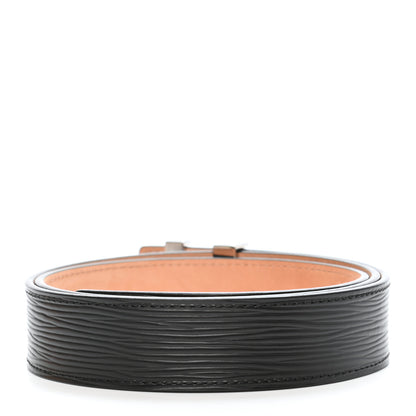 Louis Vuitton Epi 30mm LV Initiales Belt 85 34 Black 2 of 7