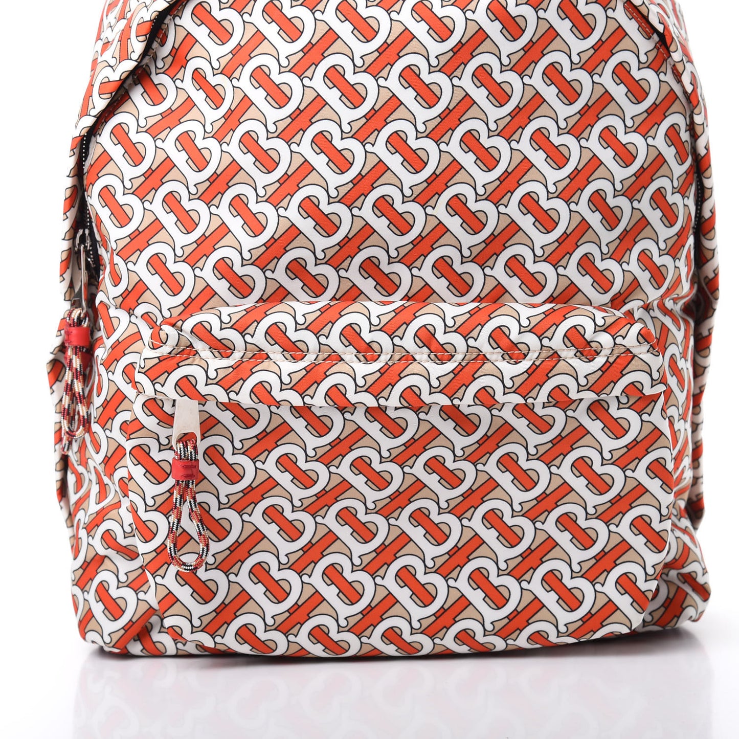 Nylon Monogram Backpack Vermillion