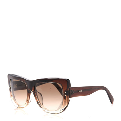 Celine Acetate Square Sunglasses CL40157U Brown 1 of 8
