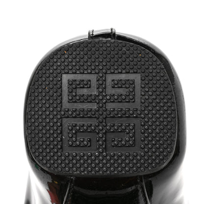 Givenchy Patent Calfskin 4G Zip Clogs 36 Black 6 of 8