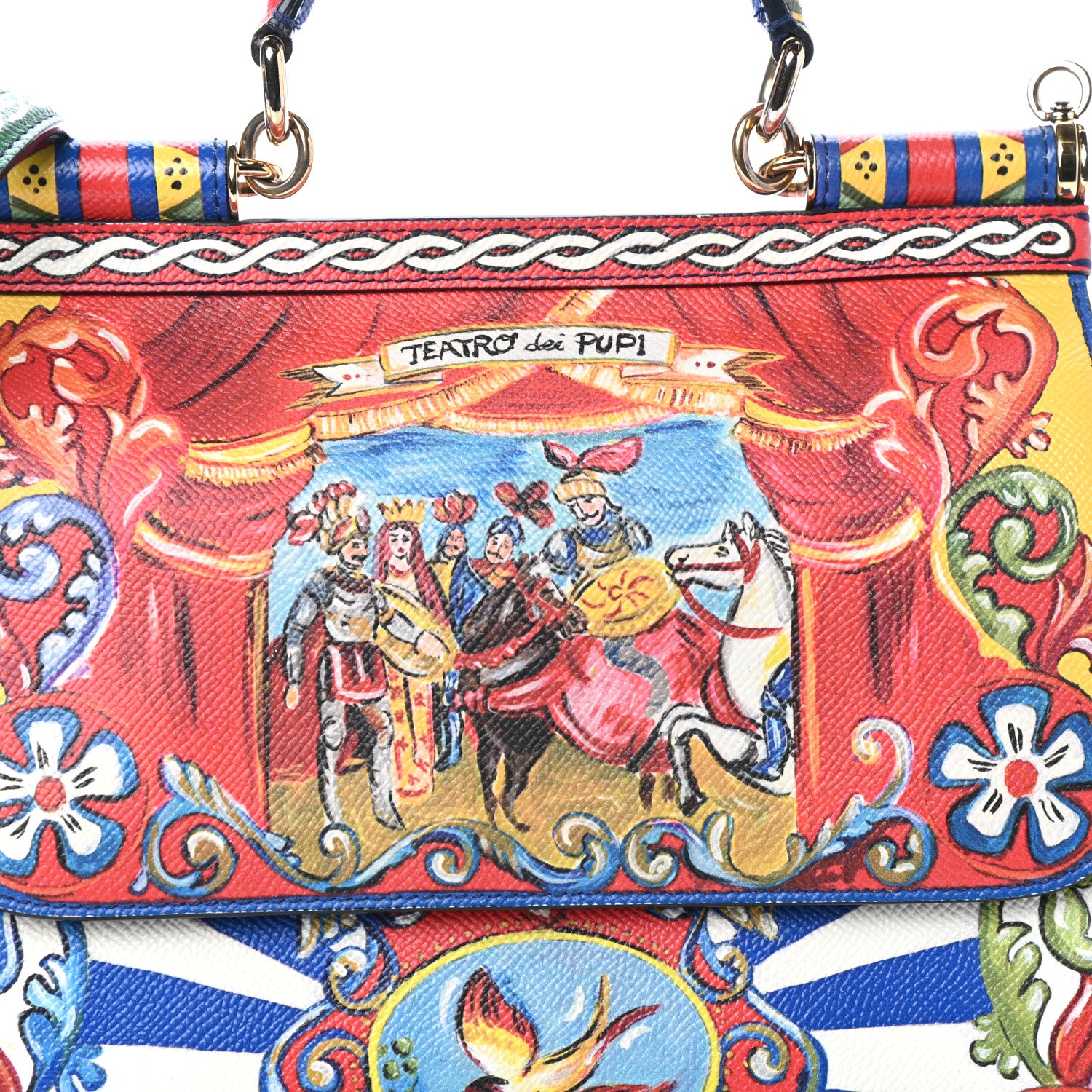 Dolce & Gabbana Dauphine Court Print Medium Miss Sicily Satchel Multicolor 11 of 17