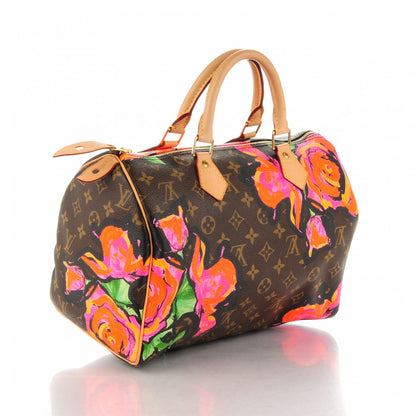 Louis Vuitton Monogram Roses Speedy 30 3 of 7