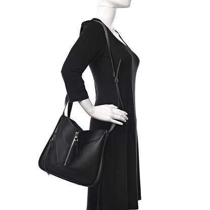 Loewe Calfskin Small Hammock Shoulder Bag Black 2 of 15