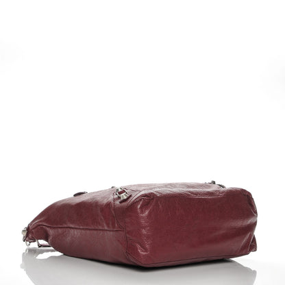 Balenciaga Agneau Giant 12 Silver Hardware Day Hobo Cassis 4 of 7