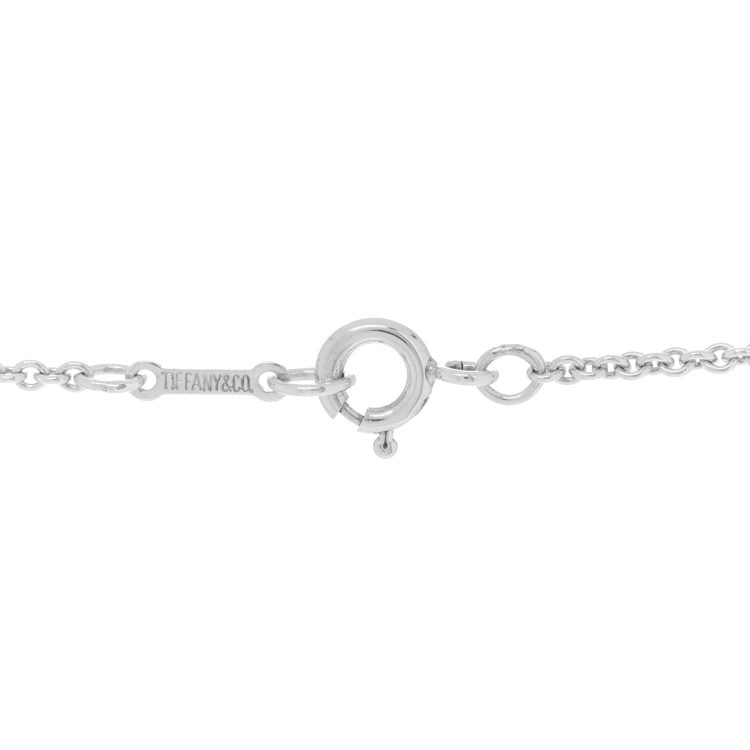 Tiffany Sterling Silver 12mm Elsa Peretti Eternal Circle Pendant Necklace 7 of 7