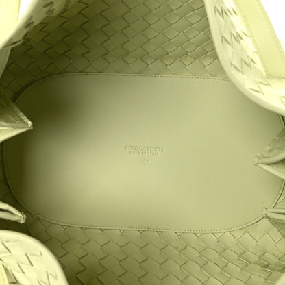 Bottega Veneta Nappa Intrecciato Tuck Lemon Washed 5 of 8