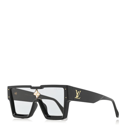Louis Vuitton Acetate Swarovski Crystal Cyclone Sunglasses Z1578W Black 1 of 9
