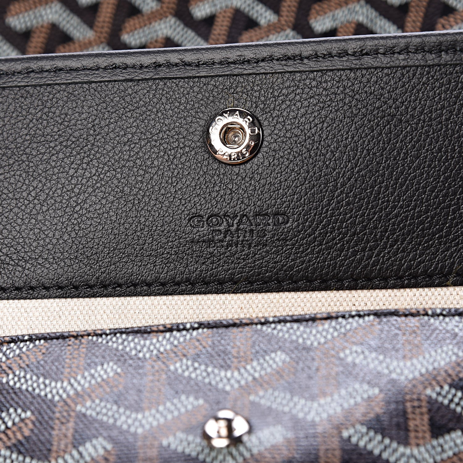 Goyard Goyardine Saint Louis PM Black 7 of 11