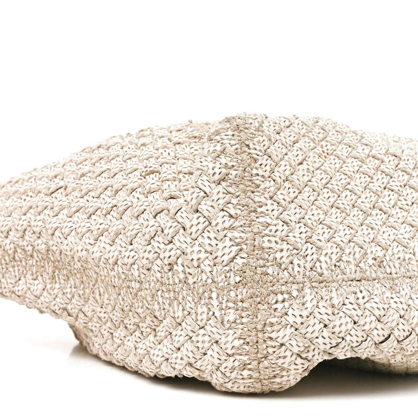 Perforated Intrecciato Tote Marmo