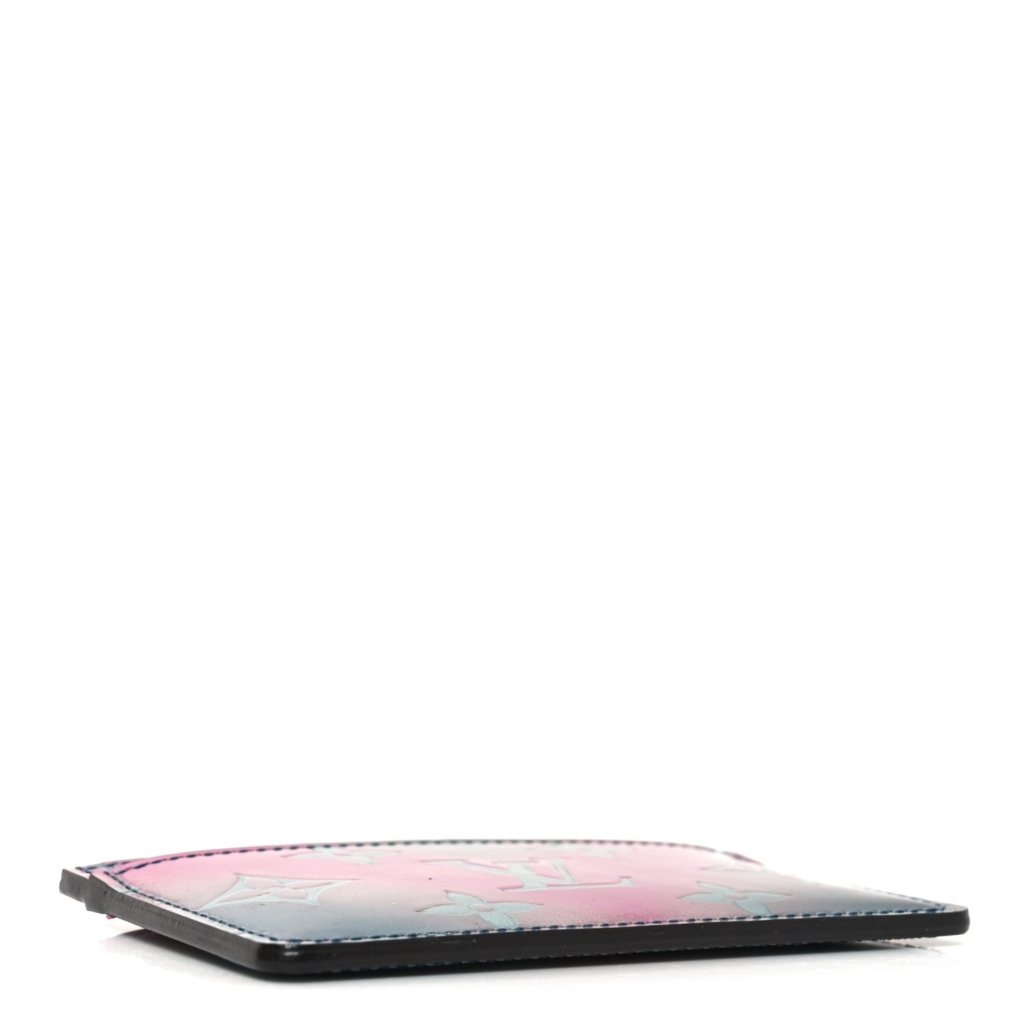 Louis Vuitton Metallic Vernis Degrade Card Holder Blue Pink 4 of 7