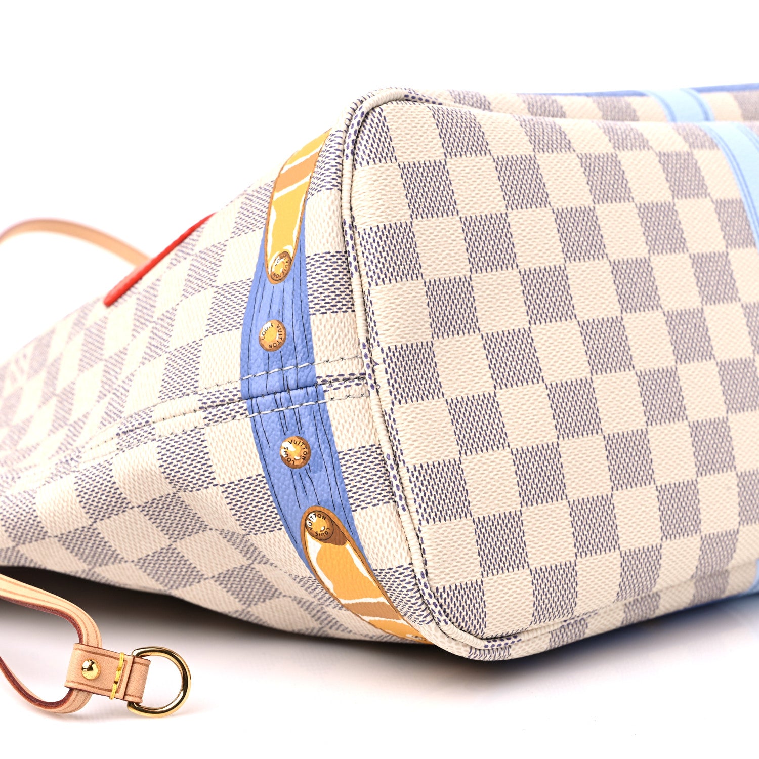 Louis Vuitton Damier Azur Summer Trunks Neo Neverfull MM 8 of 10