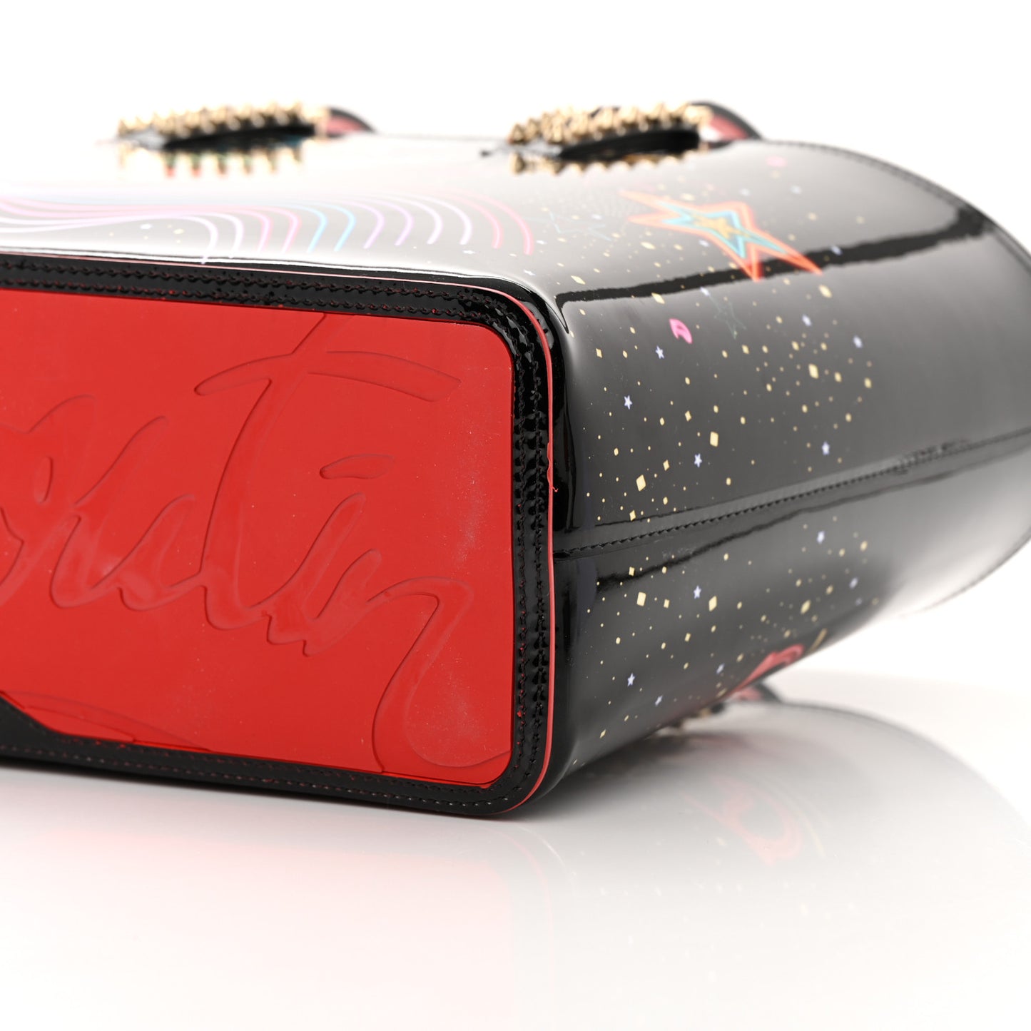 Patent Calfskin Small Starlight Cabata Tote Multicolor