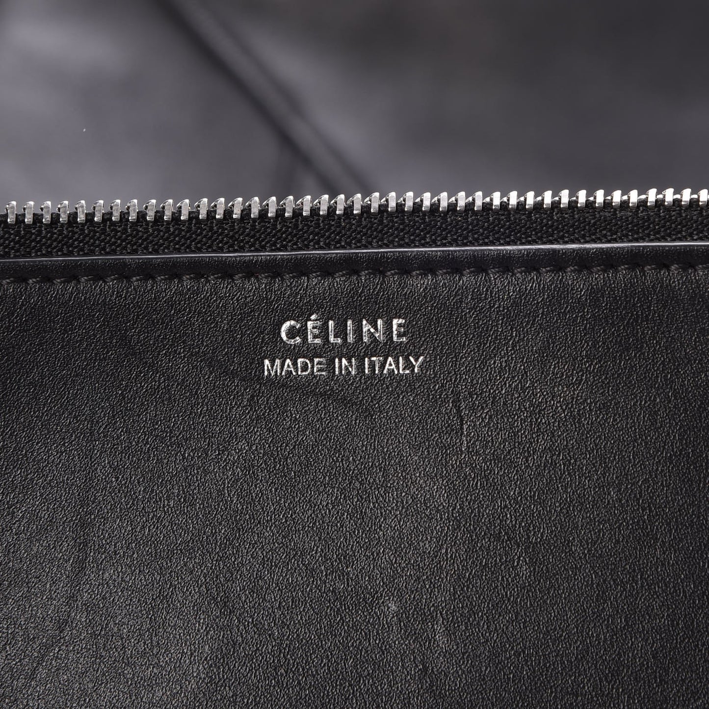 Shiny Smooth Calfskin Hobo Black