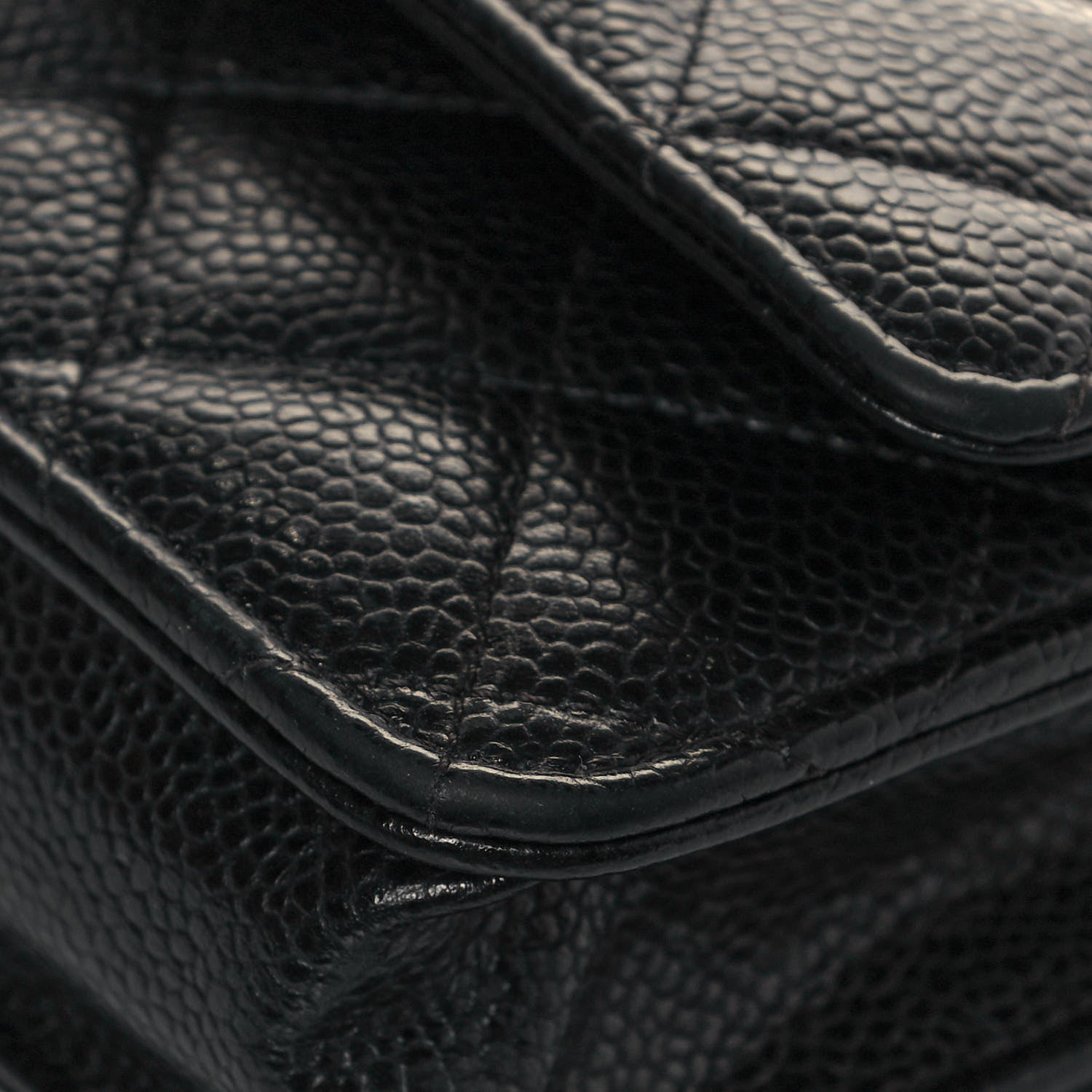 Chanel Caviar Quilted Wallet On Chain WOC Black 9 of 12