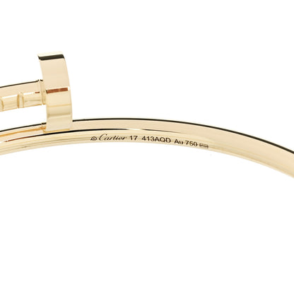 Cartier 18K Yellow Gold Small Juste Un Clou Bracelet 17 4 of 5