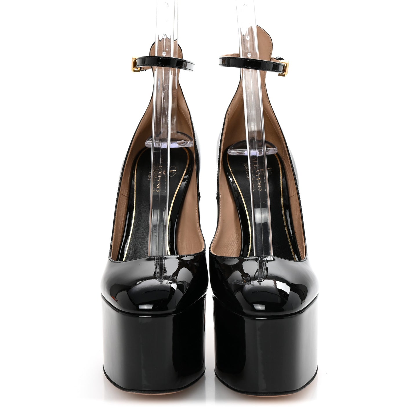 Patent Tan-Go 55/155mm Platform Sandals 35.5 Black