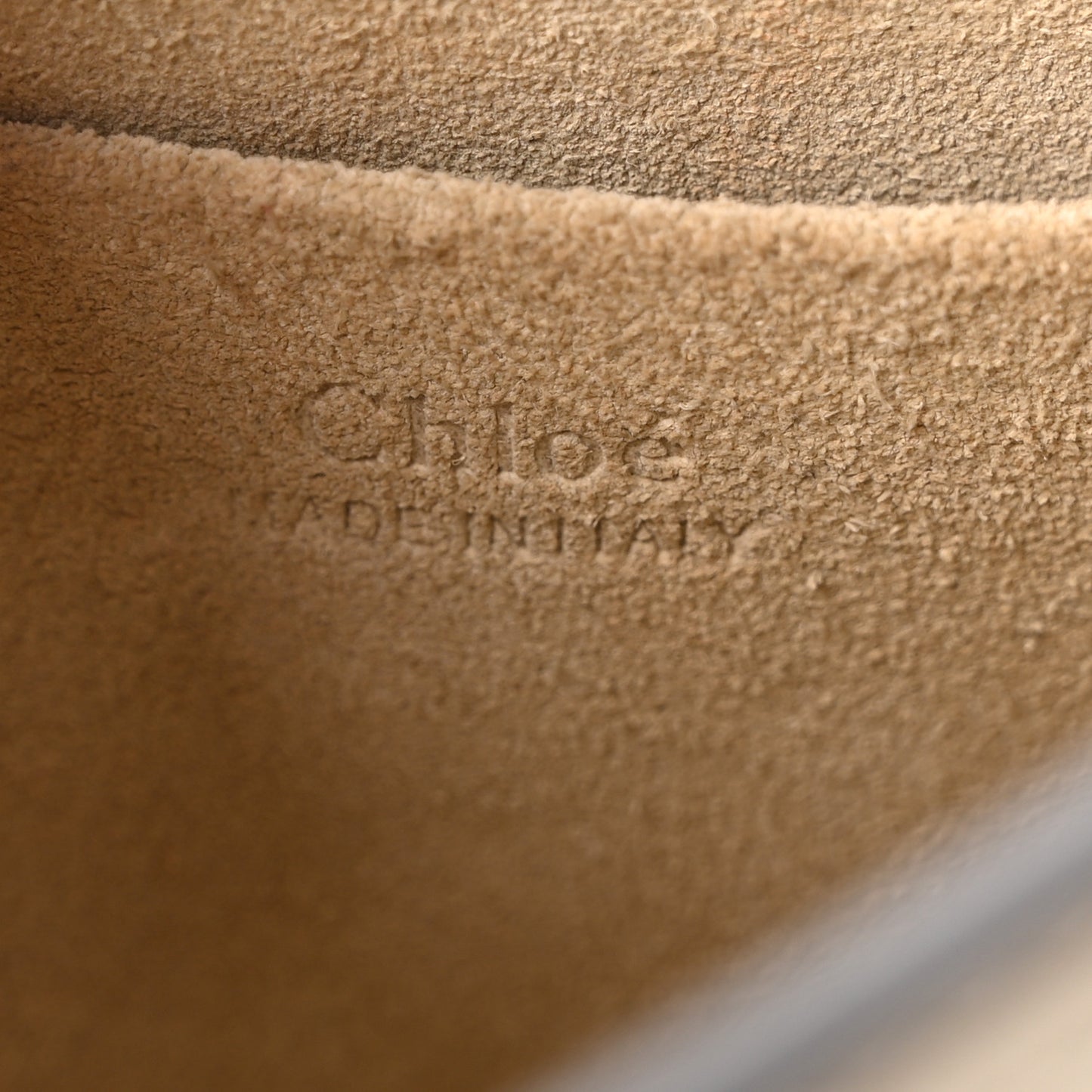 Calfskin Suede Small Nile Bracelet Bag Off White