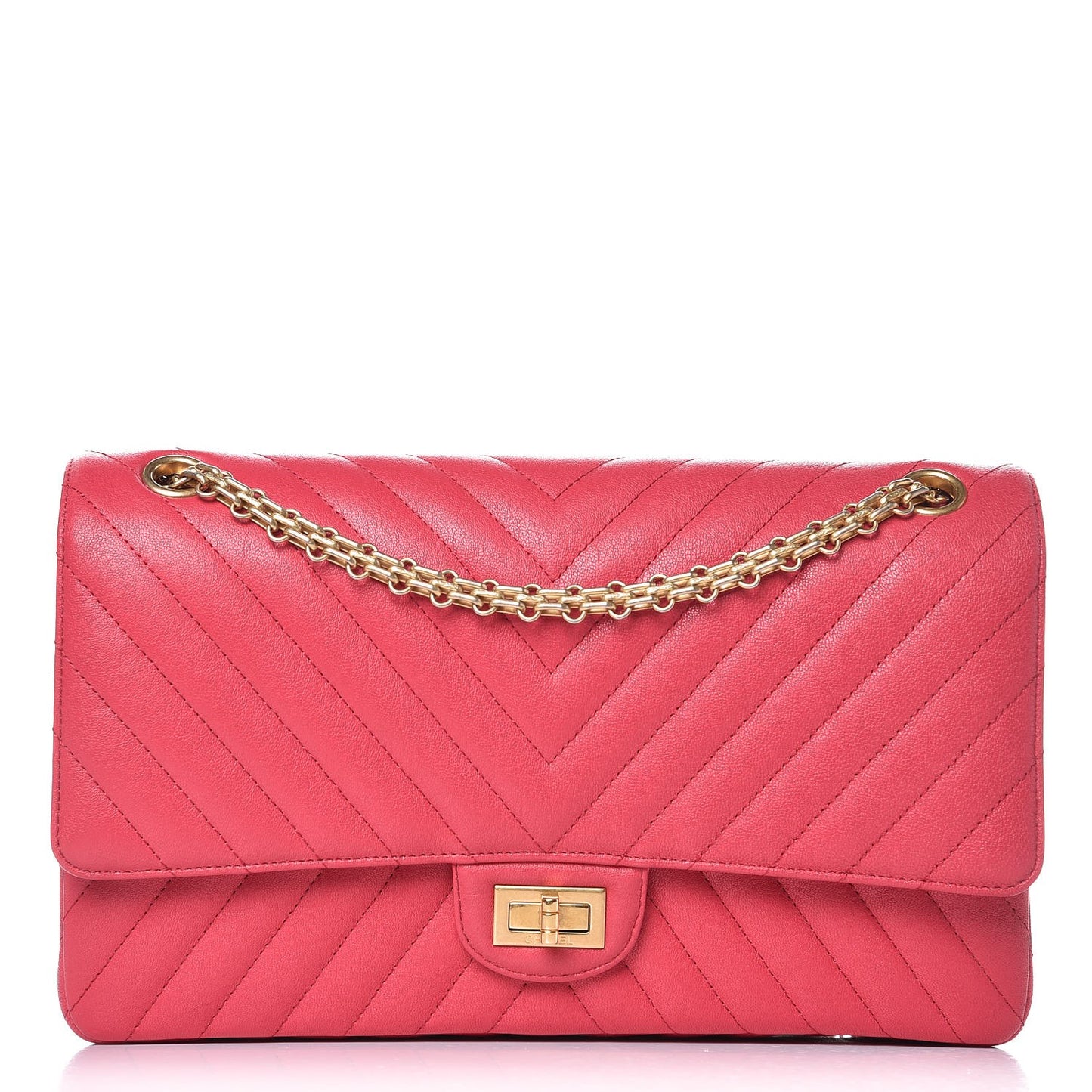 Sheepskin Chevron Quilted 2.55 Reissue 226 Flap Pink