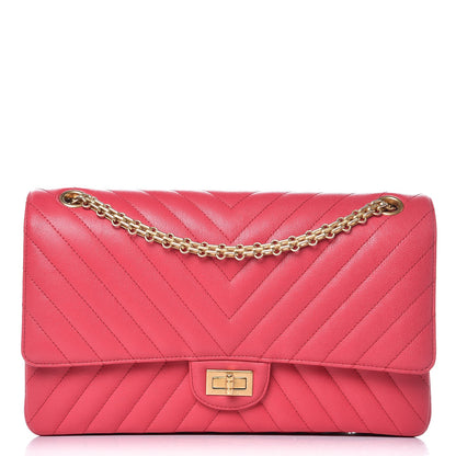 Chanel Sheepskin Chevron Quilted 2.55 Reissue 226 Flap Pink 1 of 10