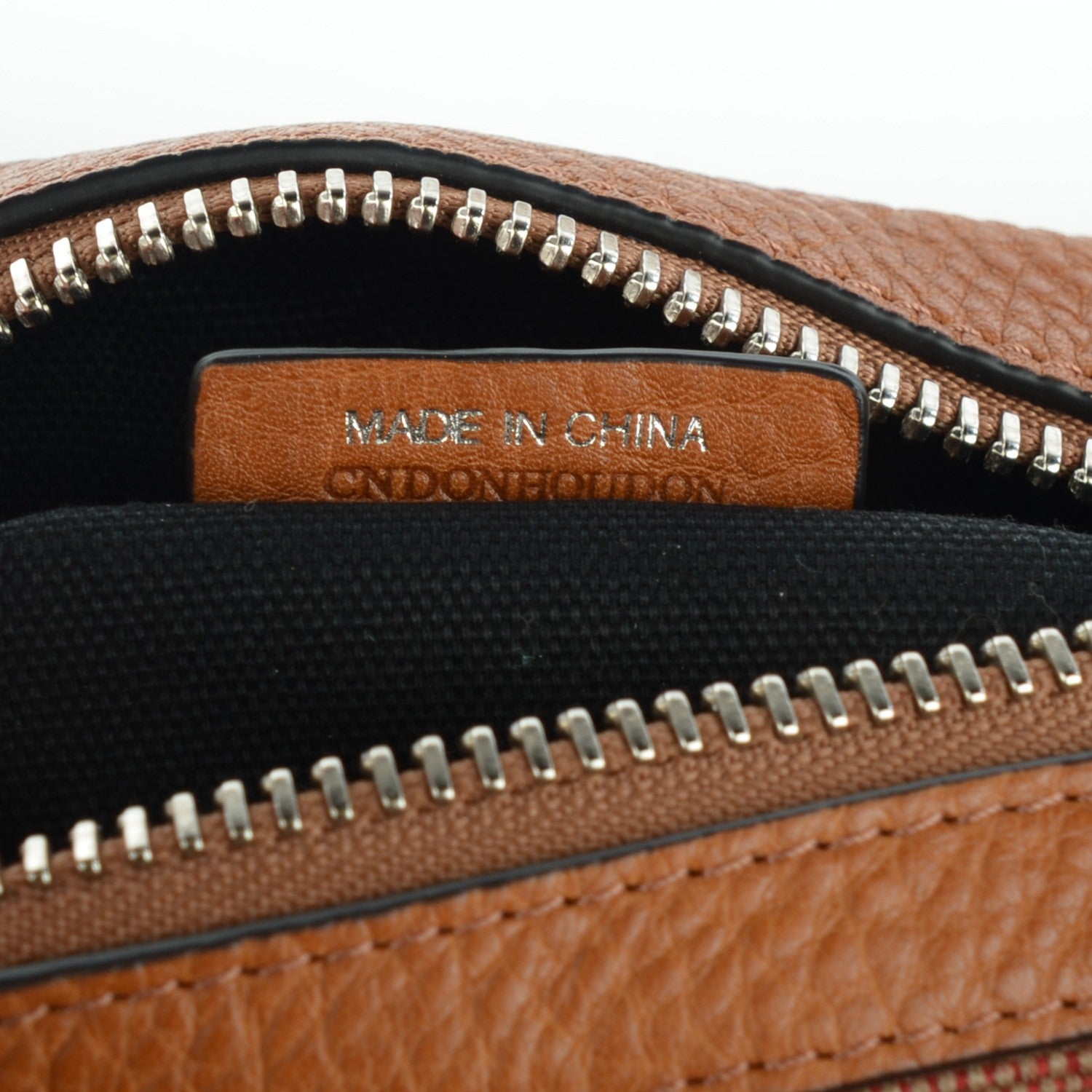 Burberry Mega Check Small Farley Crossbody Clutch Bag Saddle Brown 7 of 7