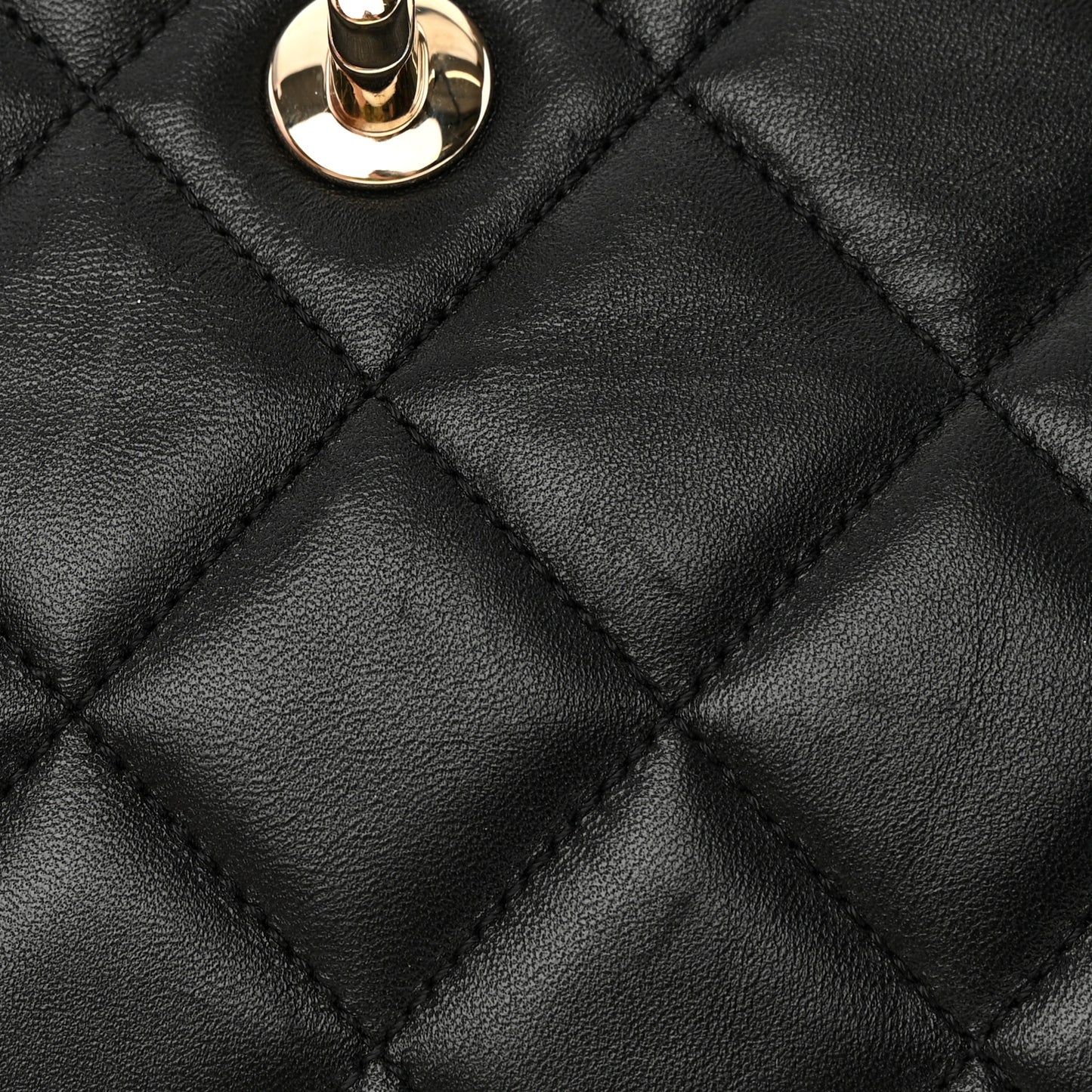 Lambskin Quilted Small Trendy CC Dual Handle Flap Bag Black