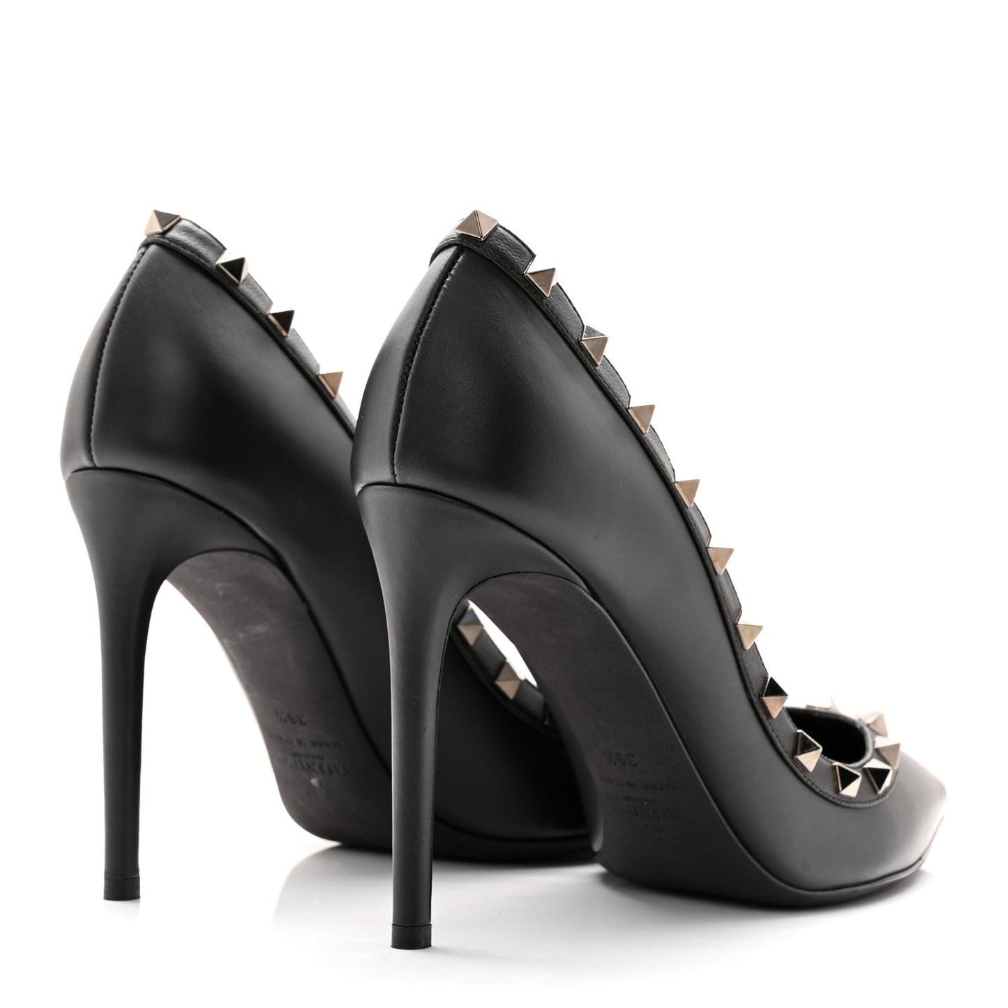 Nappa Rockstud 100mm Pumps 39.5 Black