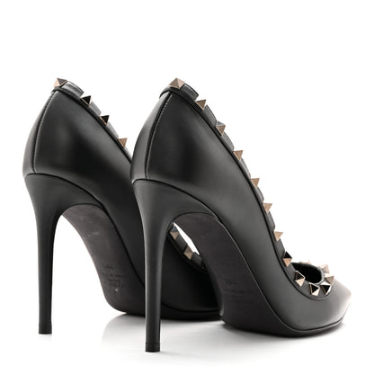 Valentino Garavani Nappa Rockstud 100mm Pumps 39.5 Black 4 of 10