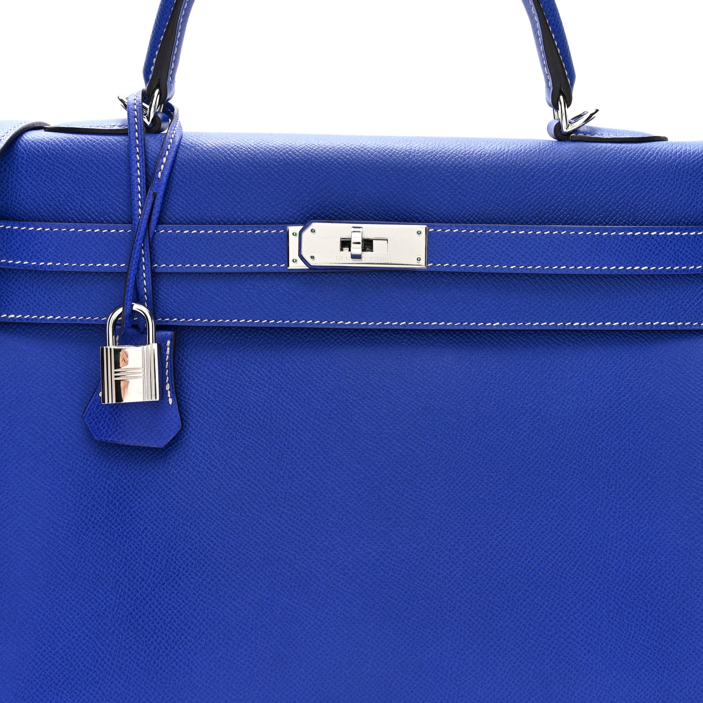 Epsom Kelly Sellier 35 Bleu Electrique
