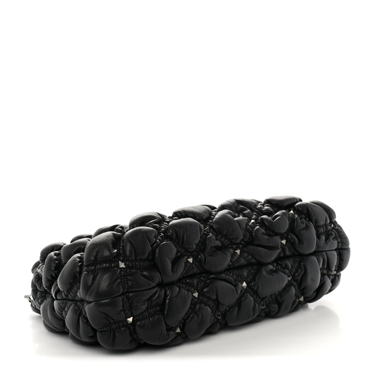 Valentino Garavani Nappa Spikeme Clutch Black 4 of 10